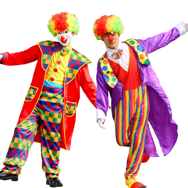 Adult Circus Clown Costume Stage Performances Costumes - ZC-019 / 4XL