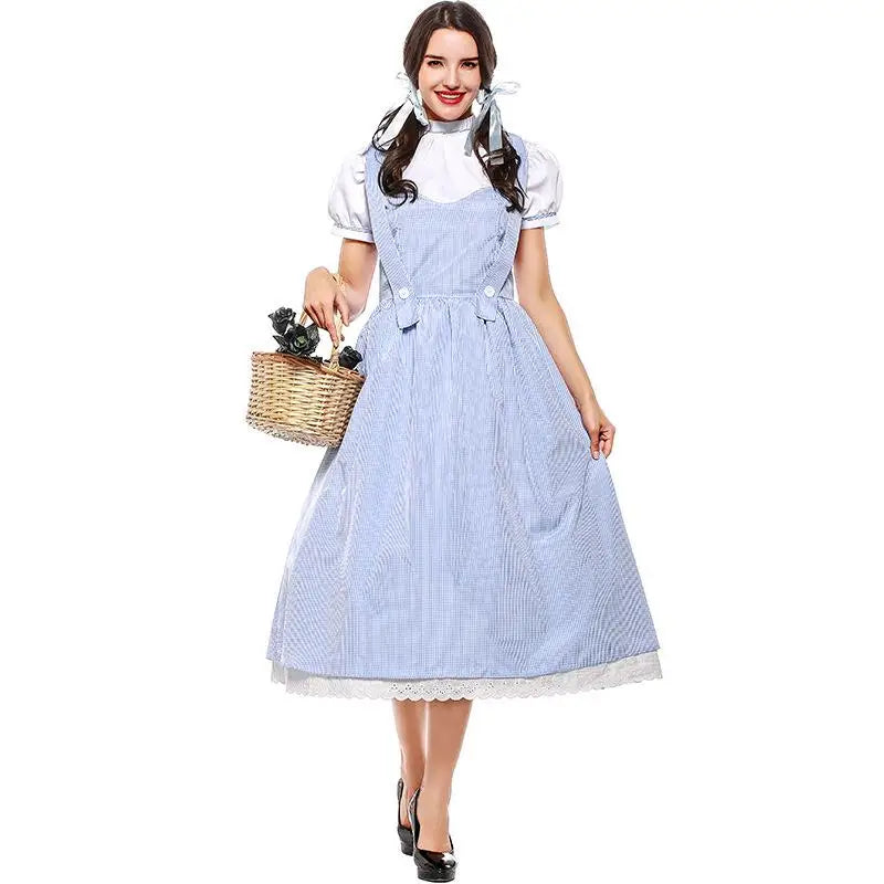 Halloween Costume Fairy Tale the Wizard of Oz Actress Dorothy Alice Dress - View 7