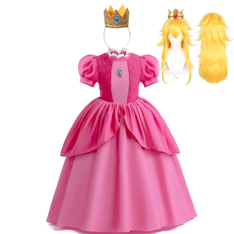 Kids' Pink Video Game Princess Halloween Costume
