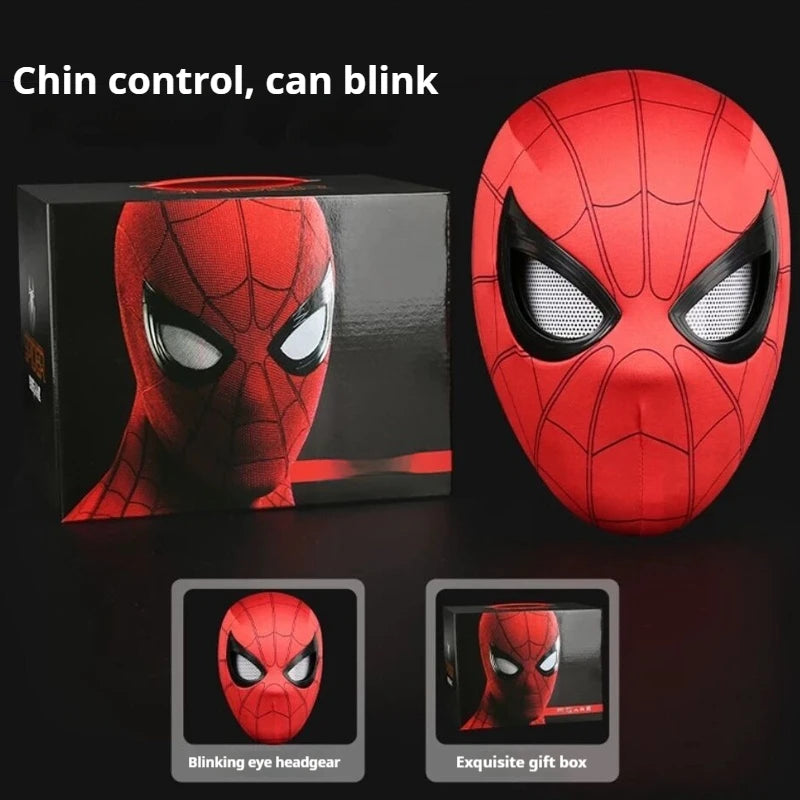 1:1 Wearable Electronic Cosplay Mask Remote Control Movable Eyes Headgear Decor Collectible Toy