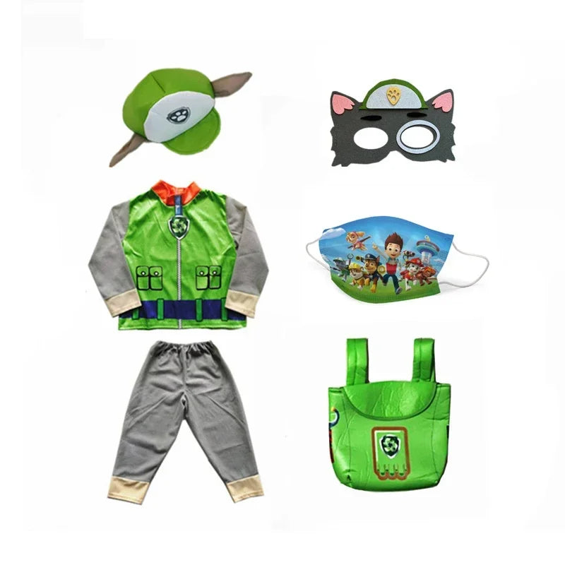 Rescue Pup Patrol-Inspired Kids Costume Children Tops Pants Patrol Uniform Costume
