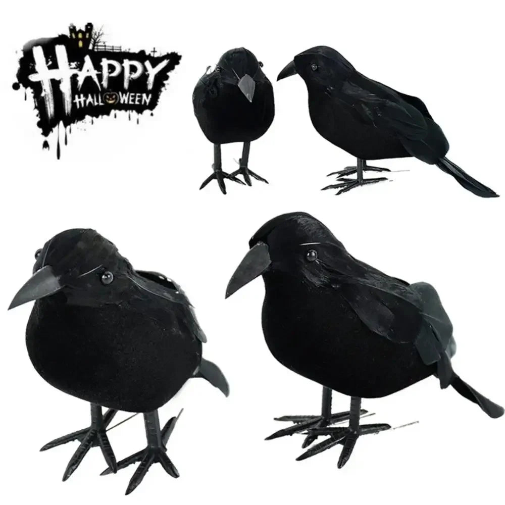 Decoracion Simulation Black Crow Raven Halloween Costume - product image 5