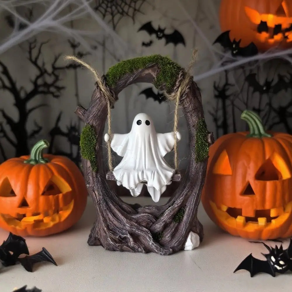 Halloween Themed Halloween Swing Ghost Ornament Handicraft Model Spooky - product image 5