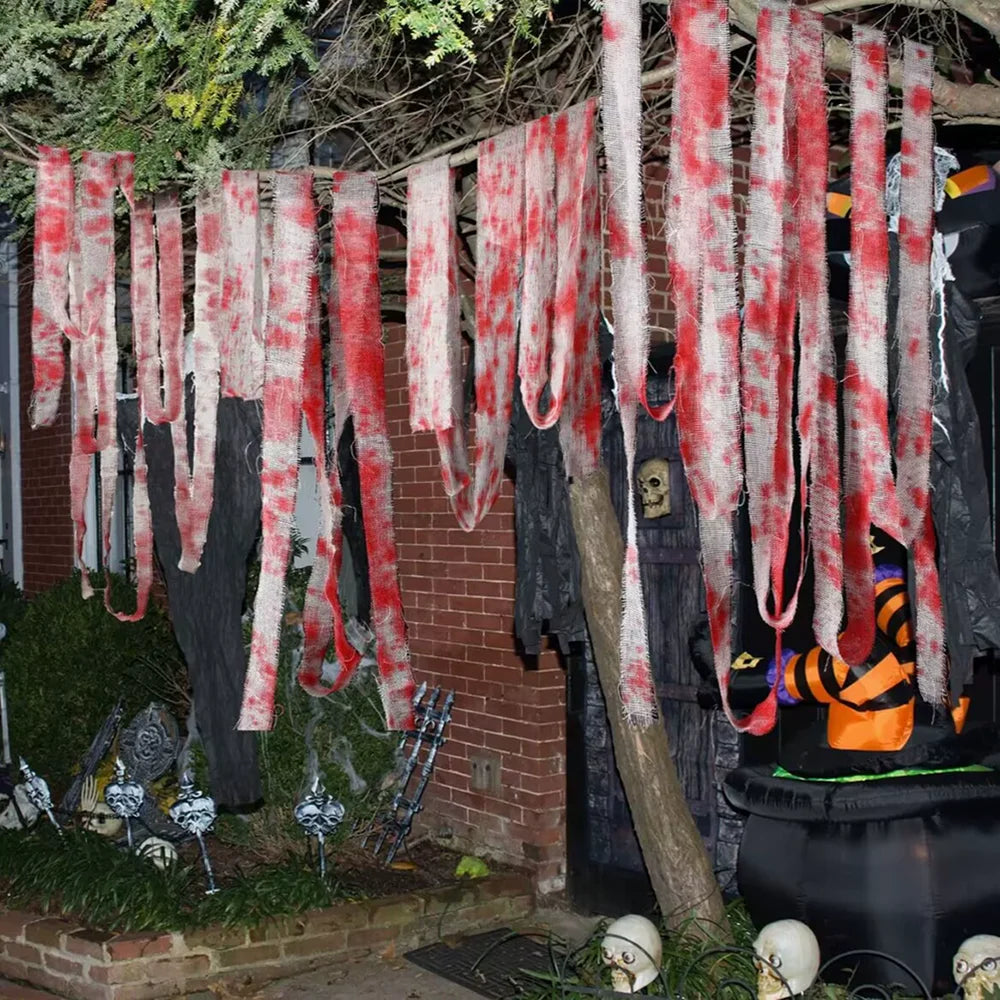 10 m Artificial Blood Bandage Halloween Decoration