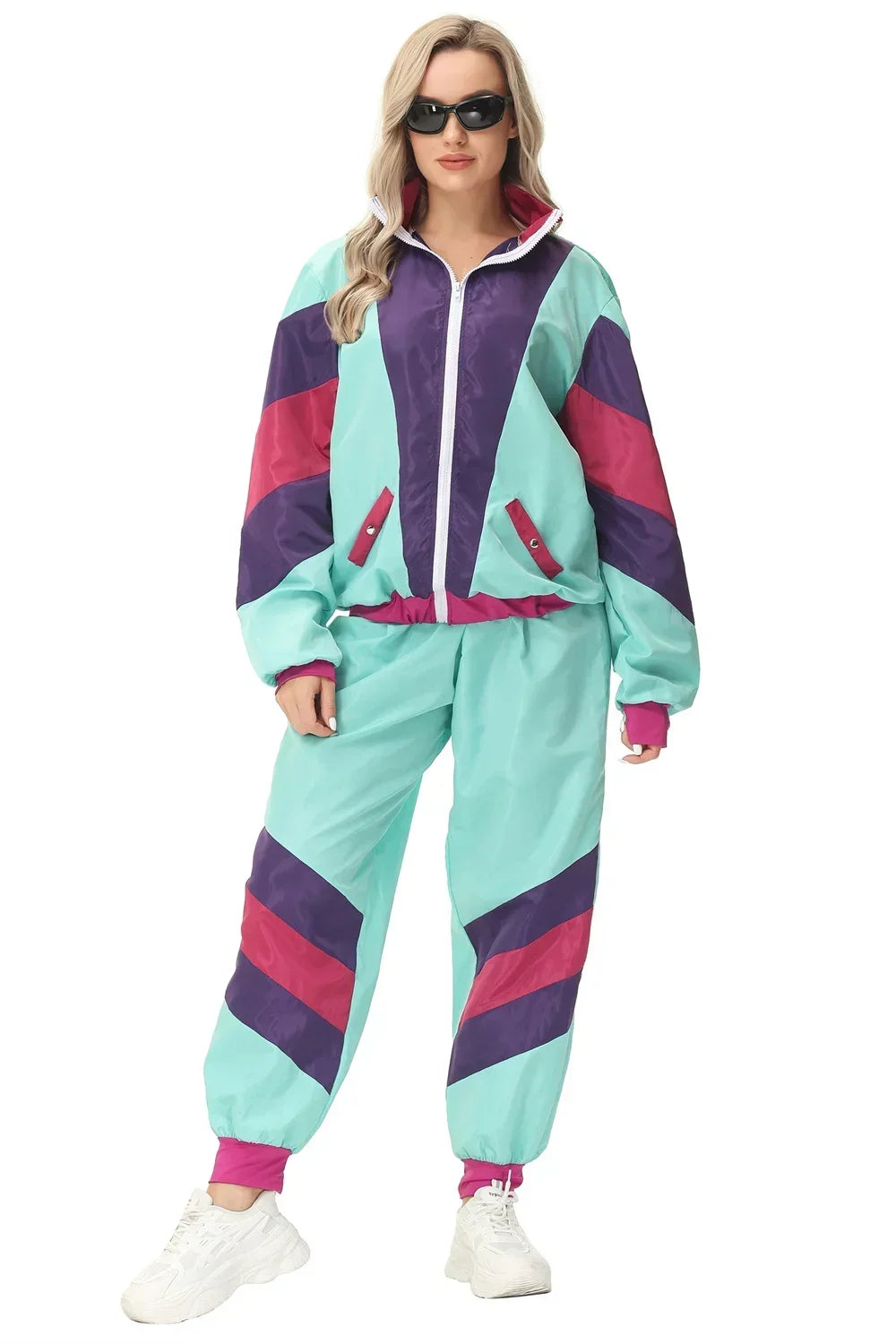 Women's Hippie Cosplay Costumes Carnival Halloween Party Retro 70s 80s Rock Disco Hippies Sports Suit - product image 9