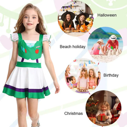 Halloween Masquerade Jessie Costume & hairband Summer toy Movies Cosplay Dress Carnival Party Fancy Stage Performance Outfits