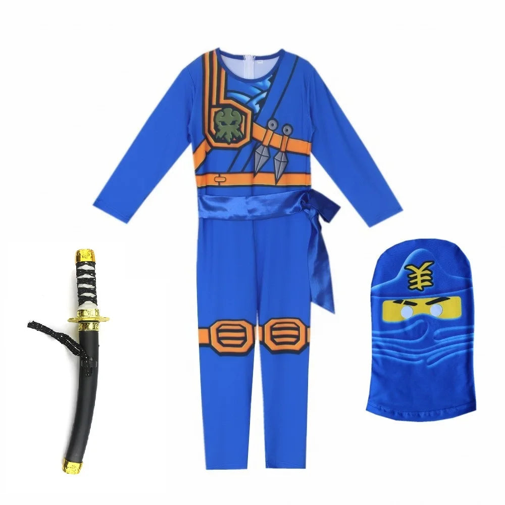 Ninja Cosplay Advanced Latest Role Playing Costume Jumpsuit Set Halloween Christmas Party Ninja