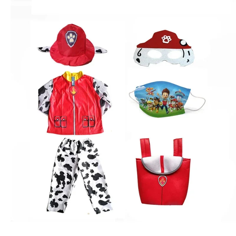 Rescue Pup Patrol-Inspired Kids Costume Children Tops Pants Patrol Uniform Costume