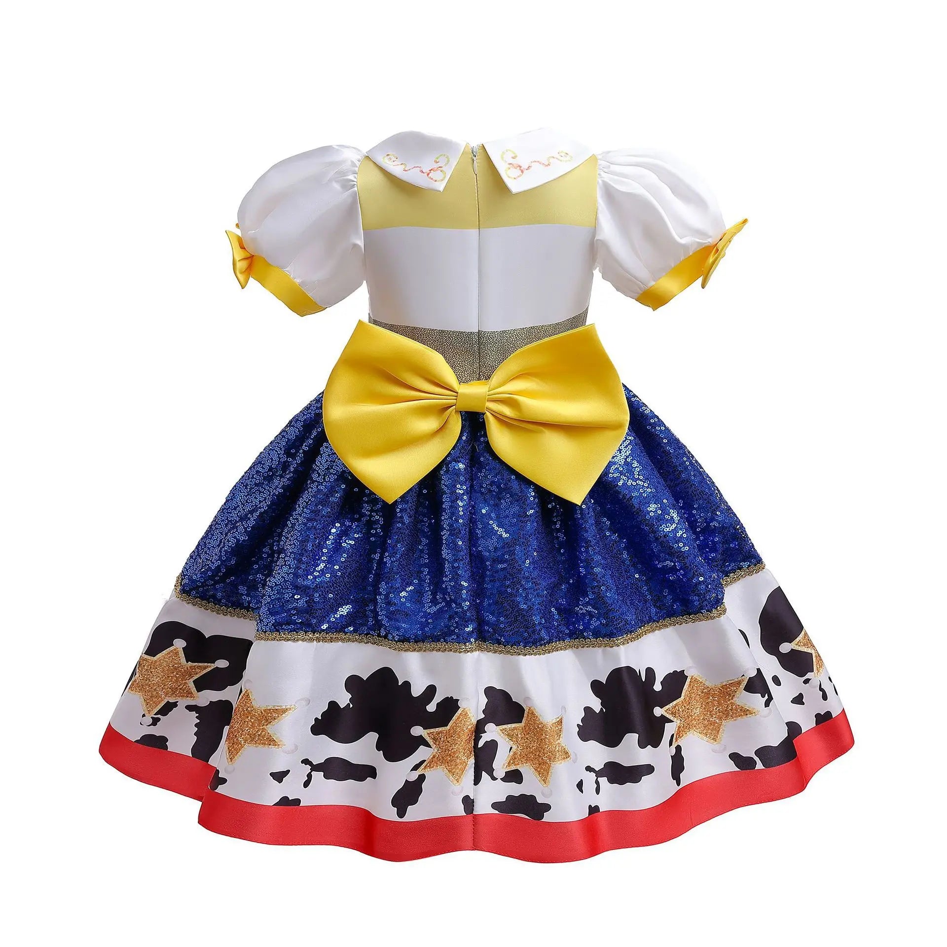 Girls Movie Jessie-Inspired Dress Cowgirl Costume Costume Kids Fancy Outfit Clothes