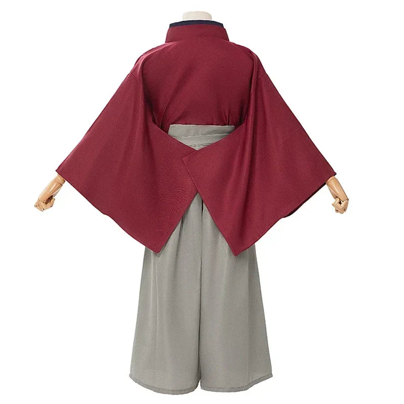 Anime Rurouni Kenshin Costume Adult Men Kimono Halloween Outfit - L / B