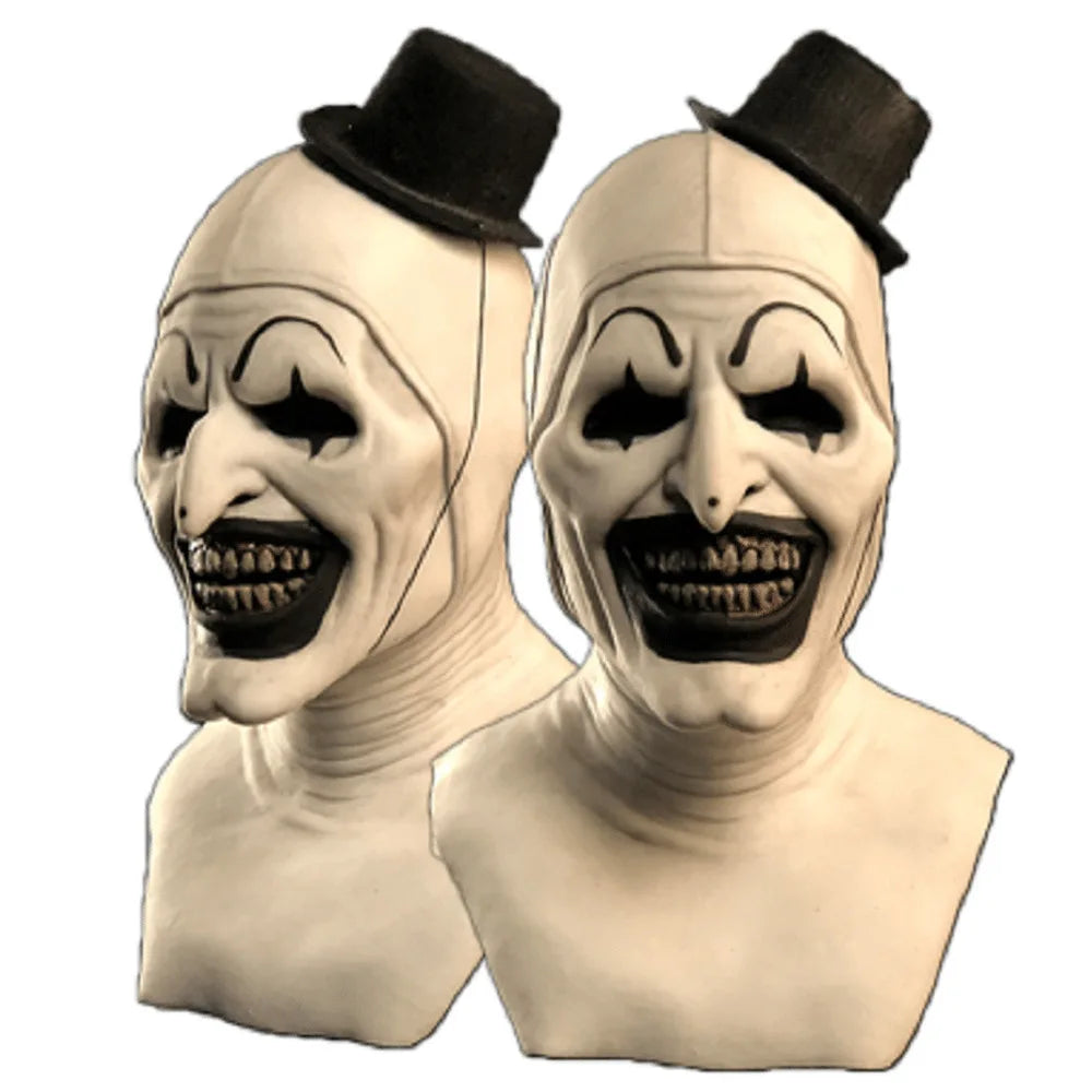 Art the Clown Costume Movie Terrifier 2 Art the Clown Costume Jumpsuit Mask Halloween - Costume Only / M