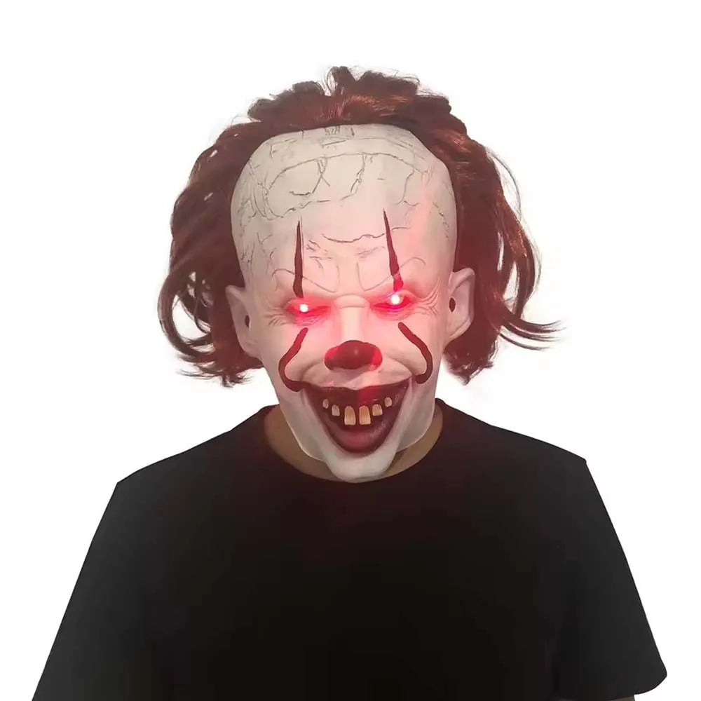Halloween Mask Luminescent Horror Clown Mask Horror Clown Horror Clown Clown - product image 6