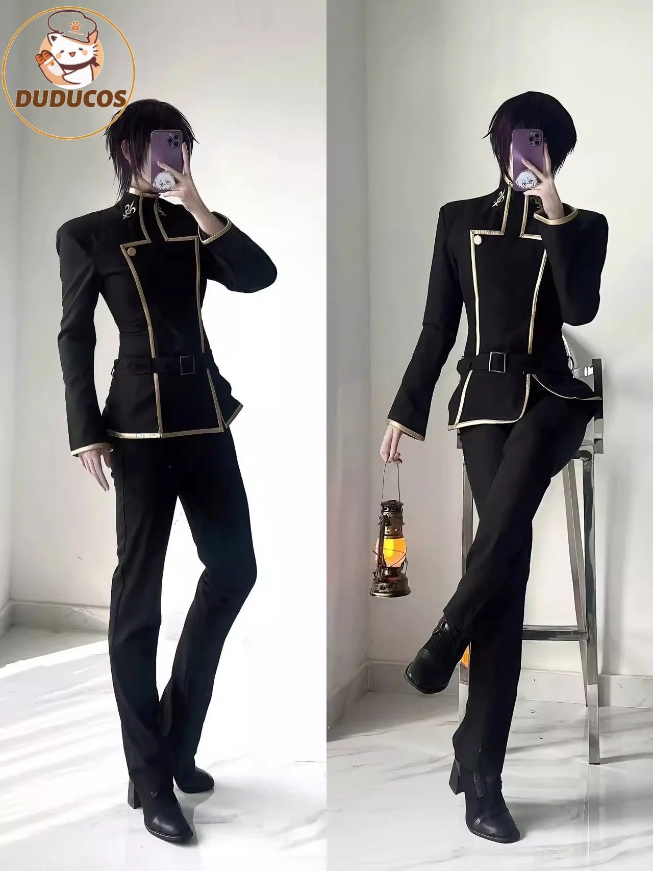 Lelouchh Lamperougee Costume Anime Costume DUDU-R Men School Uniform Costume Lelouchh - Costume / S