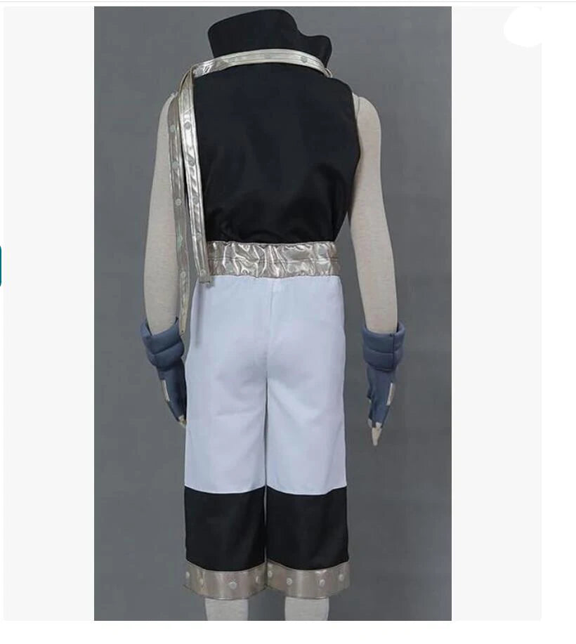 Anime Men's Costume Suit Uniform Black Star Outfit Halloween Maka Albarn Outift Coat Pants - Mens Set / L