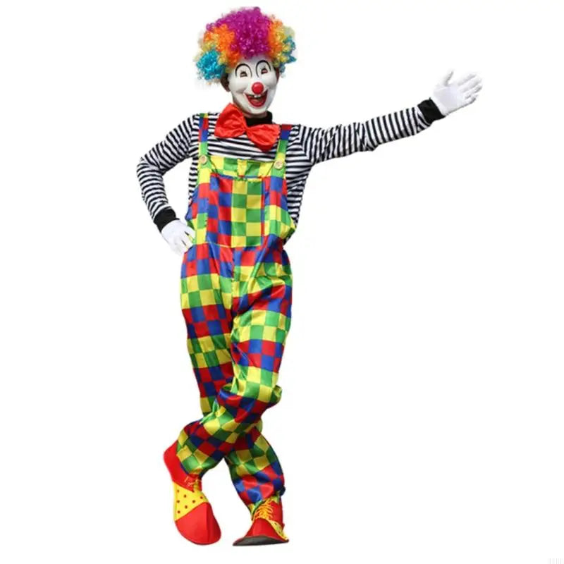 31BF Deluxe Costume Clown Movie Adult Costumes Creepy Clown Men's Halloween Costume Cloth - View 9