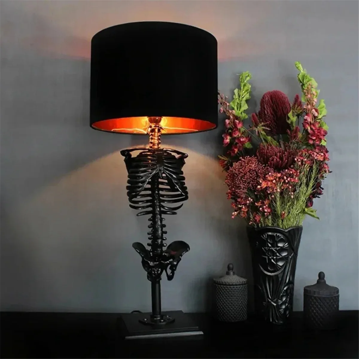 A61KK Halloween Lights, Party Atmosphere, Skull Desktop Supplies, Skull Night - product image 1