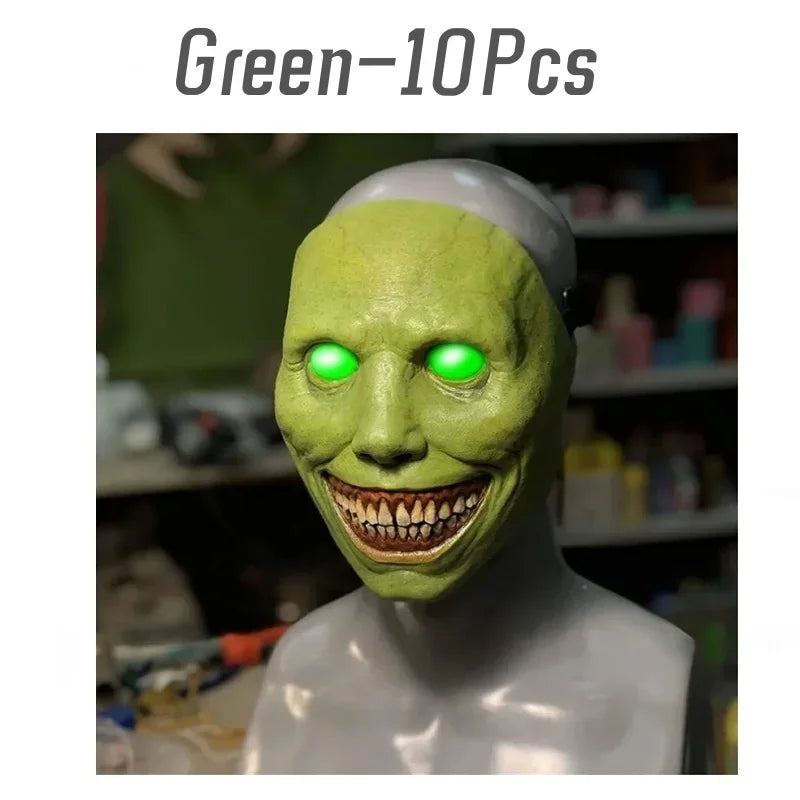 Creepy Halloween Mask Smiling Demon Scary Adults Masks Costume Creepy Costume Huanted - View 10