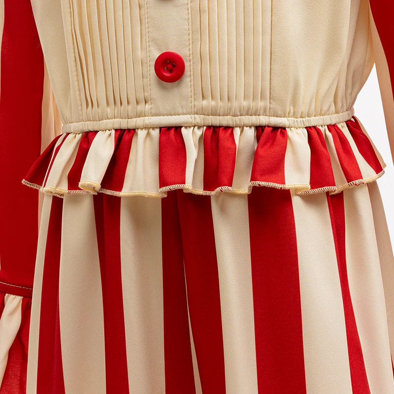 Boys Halloween Circus Clown Costume Striped Jumpsuit for Kids Birthday - product image 5