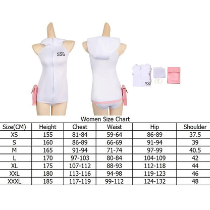 Nami Costume Adult Women Jumpsuit Waistbag Bikini Swimsuit Beach Skirt Outfits Halloween - 02 / M