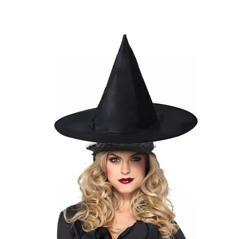 10pcs Halloween Costume Witches Hats for Women Kids Cloth Magician Hat Witch Hat Masquerade Ball Party - product image 3