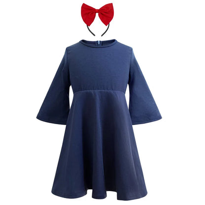 Kids' Anime Little Witch Miyazaki Hayao Cos Kiki Costume - alternate view 7