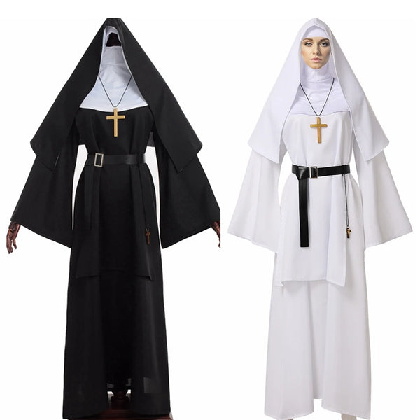 Women's Nun Scary Nun Costume