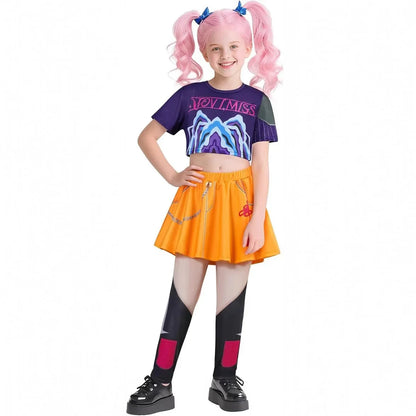 Girls' kpop Outfit Mira Cosplay for Stage Halloween