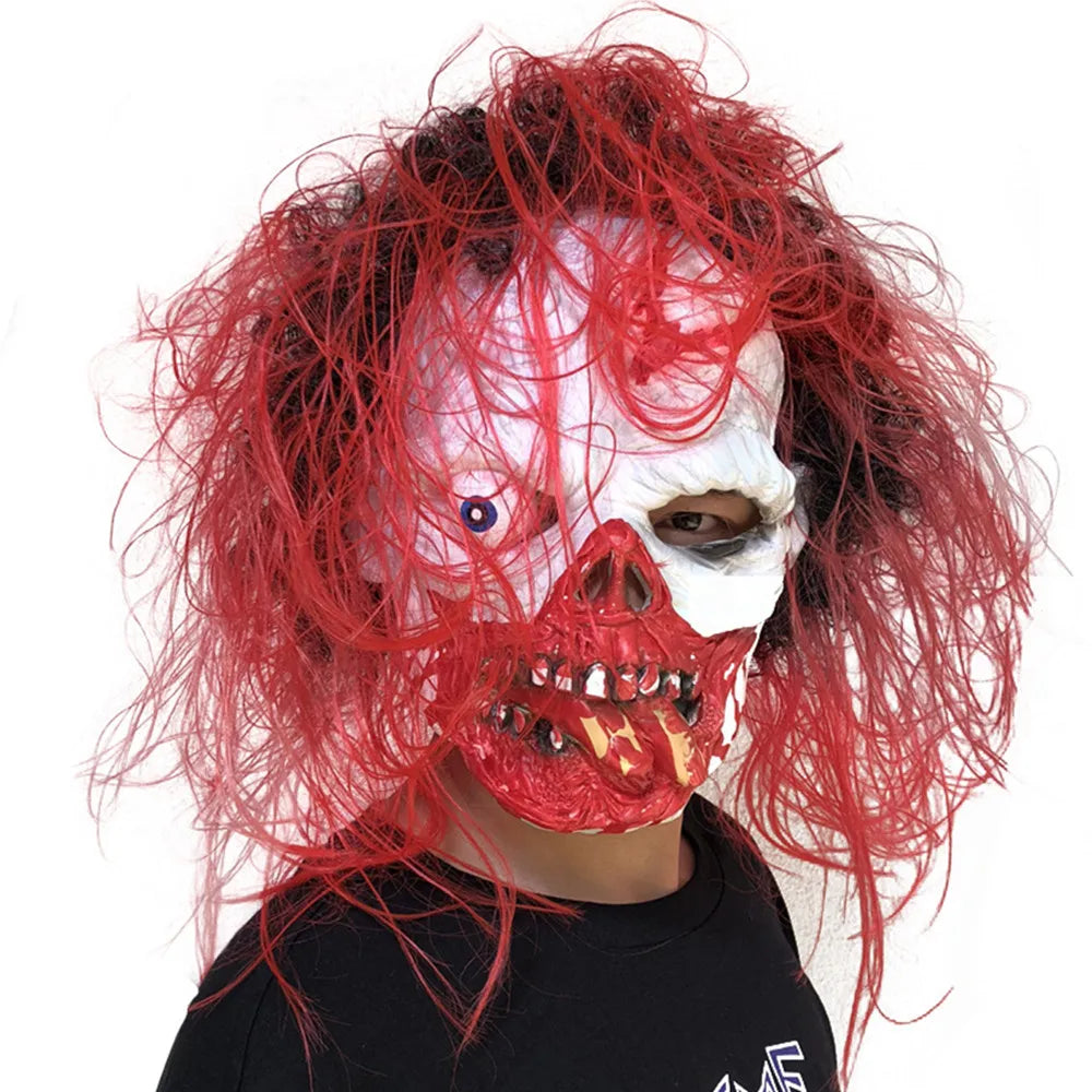 Halloween Horror Mask Scary Face Tricky Mask for Props - View 3