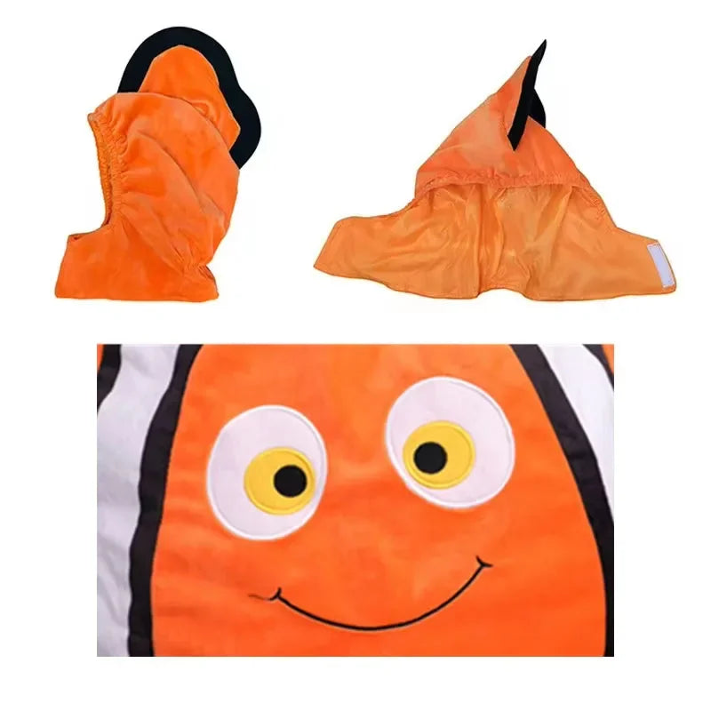 Kids' Clownfish Costume Jumpsuit with Hood - view 5