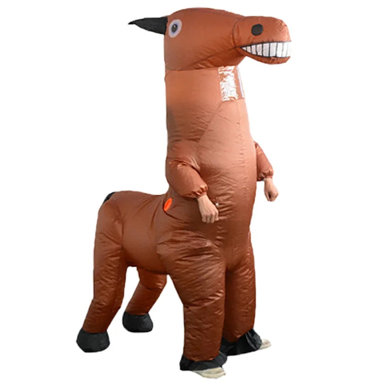 Horse Inflatable Costumes for Adults, Halloween Wear, Mascot, Dress Up Props Performance Outfit - product image 1