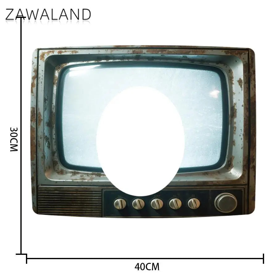 Television Costume Adult Women Men Halloween Outfits Television TV Set Dress Up Sponge - View 2