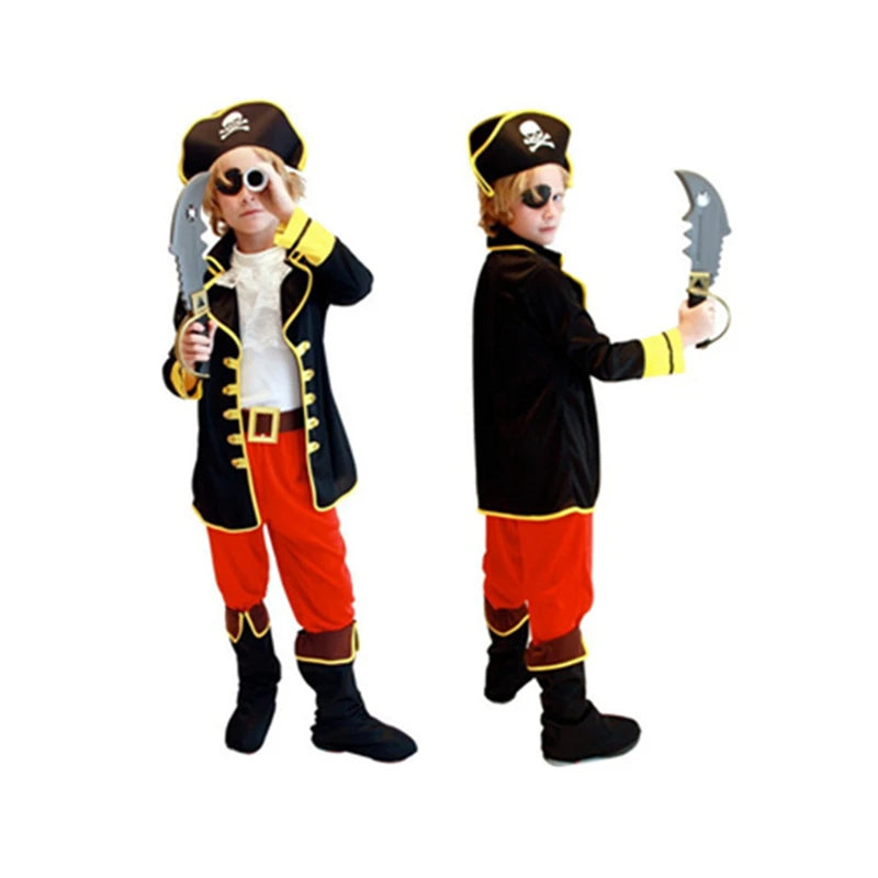 Halloween Children's Pirate Costumes for Boy Boys Kids Children Pirate Costume Fantasia Infantil Cosplay - product image 2