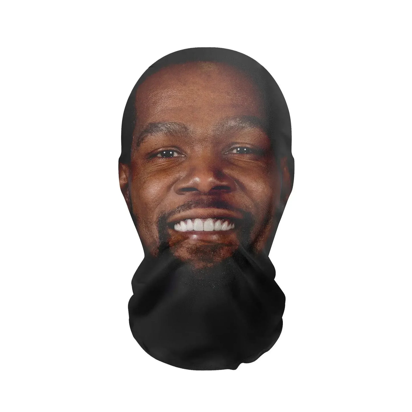 Costume Headwear Hip Hop Hood Hat Headgear 3D Printed Kanye Mask Elastic Mesh Halloween - 15
