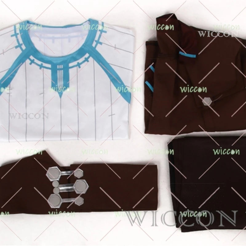 BGame Arcane Vander Costume Uniform Outfits Halloween Suit Jacket Shirt Pants Full Set for - men suit / XL