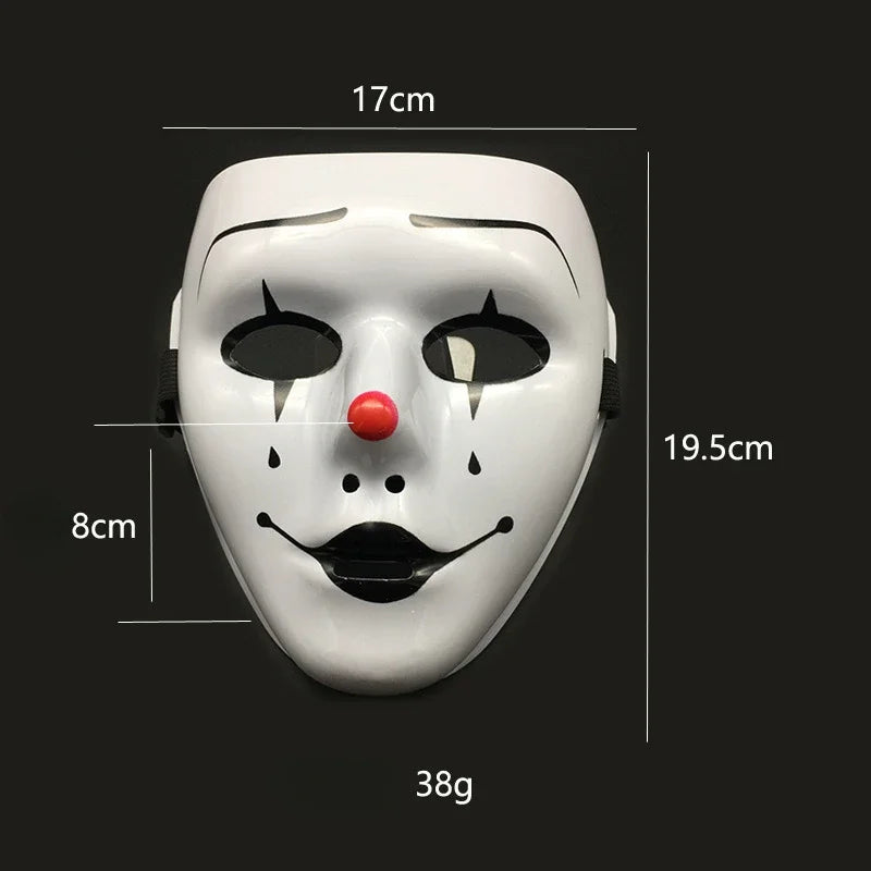 Hand-Painted Full-Face Halloween Masquerade Mask
