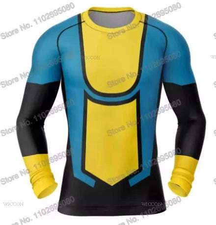 Halloween Plus Size Invincible Viltrumite Superhero Costume Full Costumes and Sets Short - A07 / 110