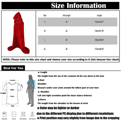 Halloween Cloaks Gothic Hooded Cloak Adult Elf Witch Long Purim Carnival Capes Robe Larp Women Men Vampires - product image 4
