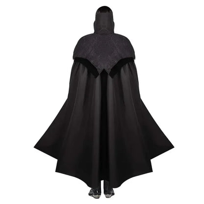 Halloween Medieval Men's Vampire Cosplay Costume Gothic Retro Hooded Black Cape Knight Pirate Robe Carnival - product image 7