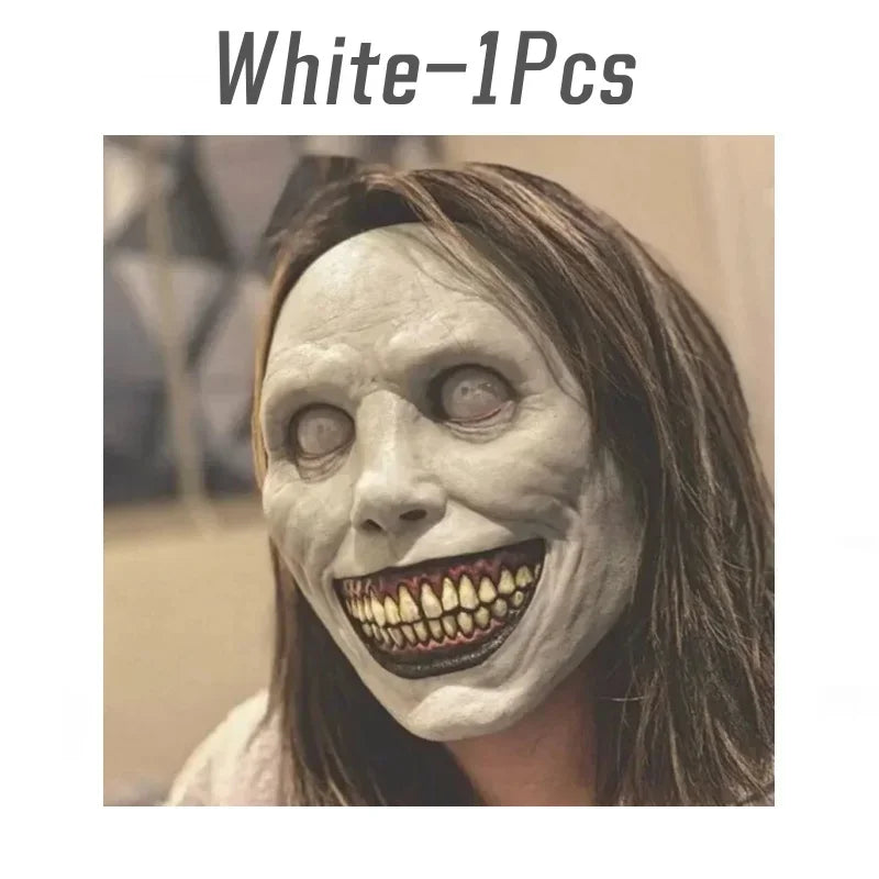 Creepy Halloween Mask Smiling Demon Scary Adults Masks Costume Creepy Costume Huanted - View 11