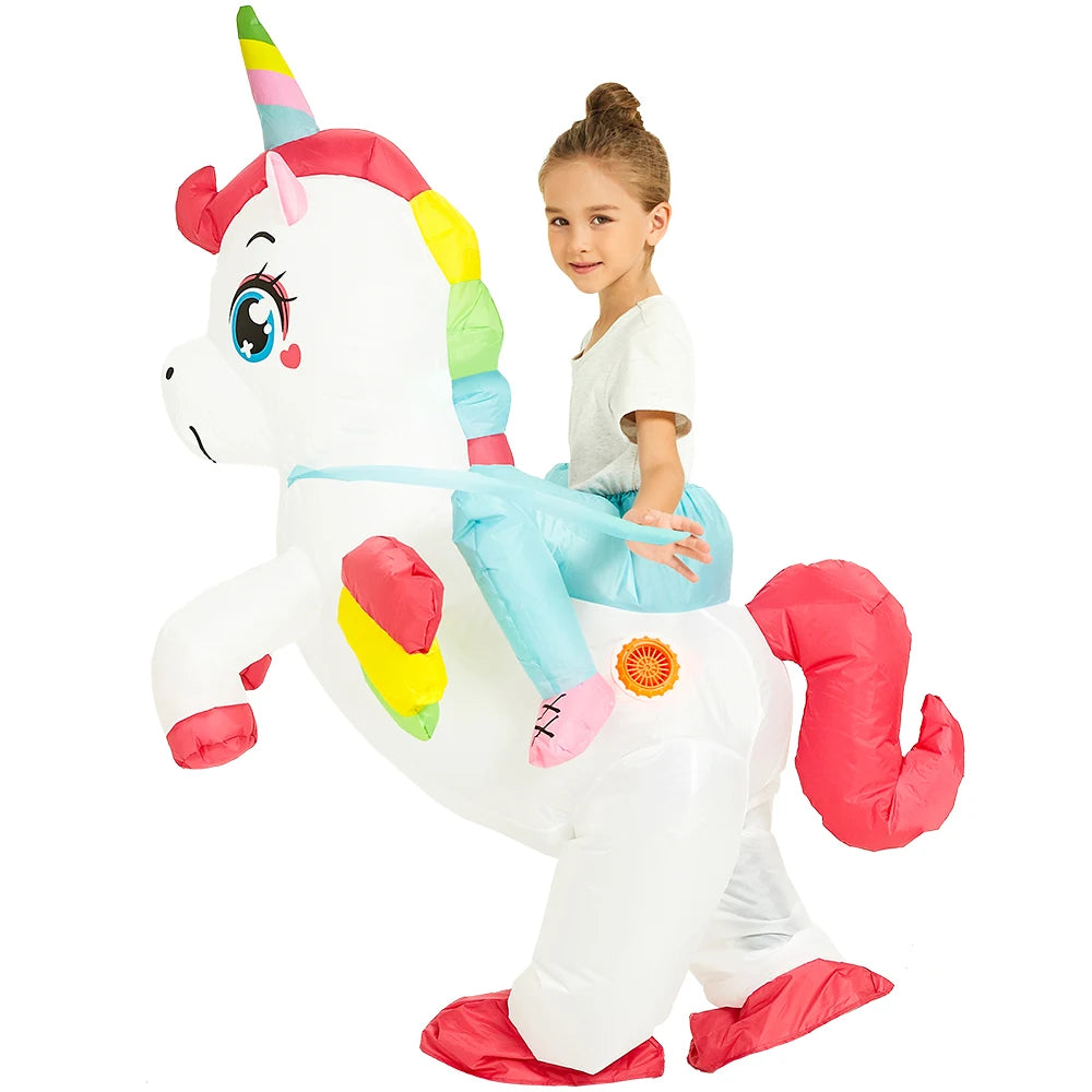 Kids Child Dinosaur Unicorn Inflatable Costume Cute Funny Clothing For Boys Girls Halloween Christmas - product image 14