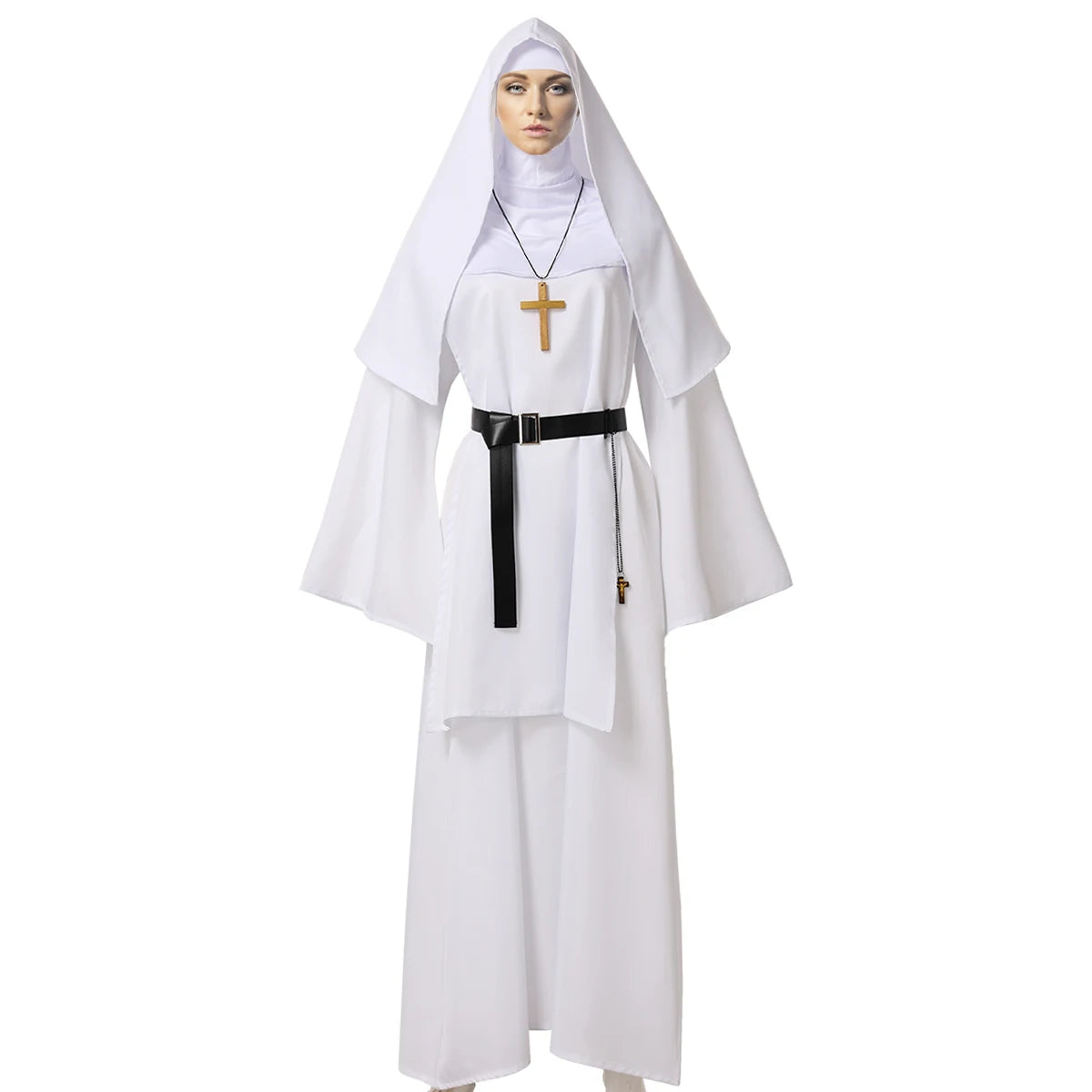 Women's Nun Scary Nun Costume - alternate view 6