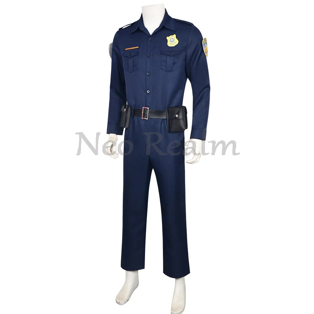 Adult Anime Fox Costume Cartoon Police Outfits Halloween Outfit for Men Women Easter - Set 2 / XXL