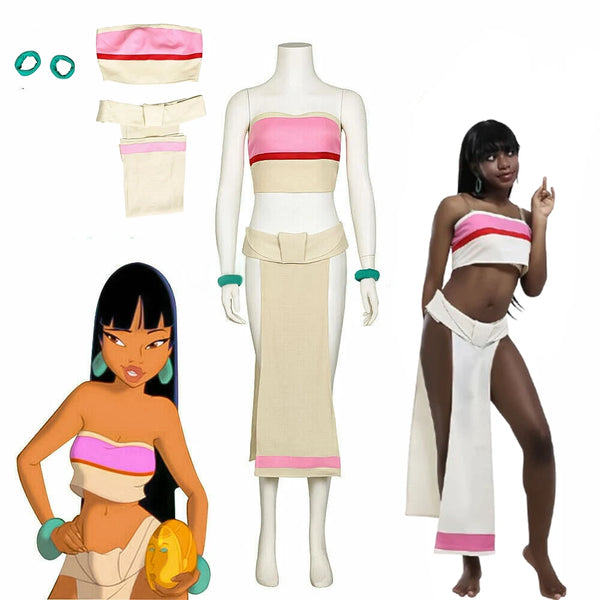 Anime Cartoon Film El Dorado Chel Costume Skirt Outfit Legendary Treasure Hunt Girl for - Clothes / XL