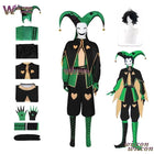 harlequin suit wig