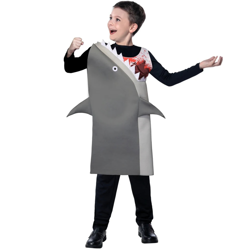 Funny Shark Attack Costume | Kids & Adults Halloween Outfit