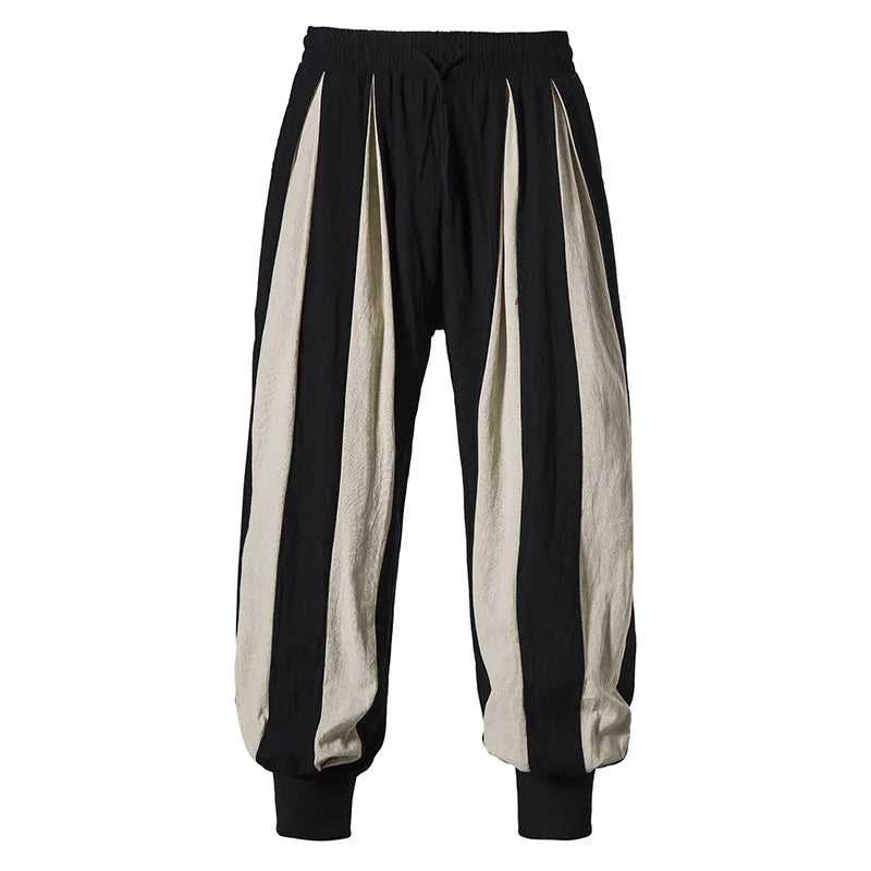 Halloween Costume Renaissance Medieval Men Pirate Circus Clown Costume Knight Trousers - C / S