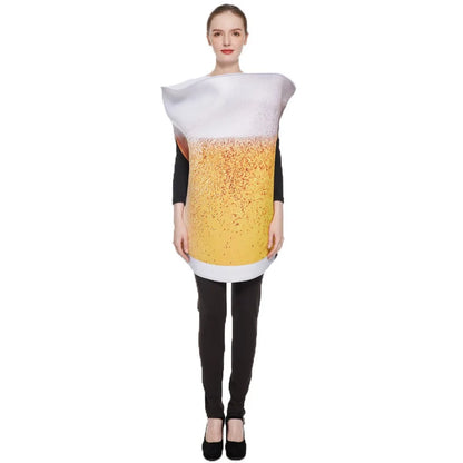 Couples beer mug fun food Munich Jumpsuit Costume - alternate view 2