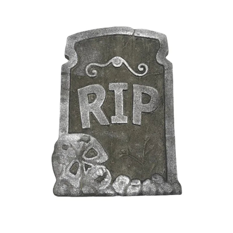 4pcs Halloween Foam RIP Graveyard Tombstone Decor Skeleton Tomb Haunted House Party Prank Prop Yard Outdoor - product image 4