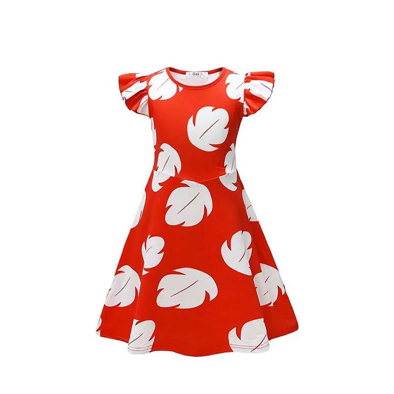 Girls Stitch-Themed Halloween Costume Dress