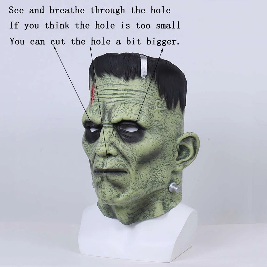 Frankenstein Mask Devil Monsters Cosplay Masks Zombie Mascarillas Evil Latex Masques Anime Face Mascaras - product image 3